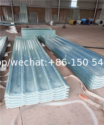 качество  impact resistant FRP fiber glass corrugated roofing sheet завод