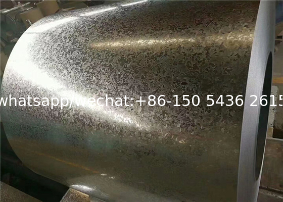 DX51D Цинковое покрытие от 30 до 275 г/м2 шпангель горячепоташенная оцинкованная стальная катушка для изготовления кровельного листа, дверного жалюзи