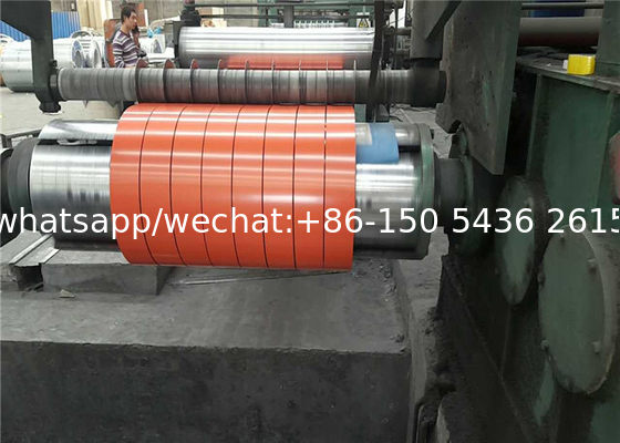 Цветопокрытая PPGI / PPGL стальная катушка в RAL Цветопокрытие тип PVDF верхний 10-25um назад 5-10MIC